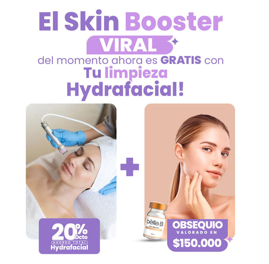 PROMO Hydrafacial + Skin Booster Bella B (Combo VIRAL)