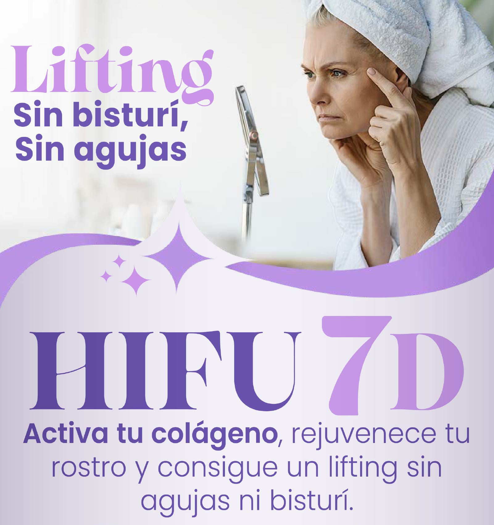 PROMO HIFU 7D 50% OFF. Solo cara - Antes $1.400.000 AHORA $699.900